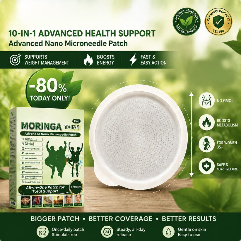 💚 LOVILDS | Herbal Extract 10-in-1 Slimming Night Repair Nano Micro Needle Patch – Advanced Care Adhesive Patch
