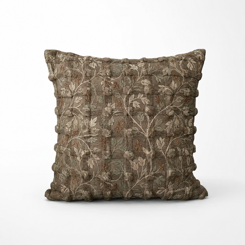 Wabi-Sabi Geometric Bubble Cushion Cover