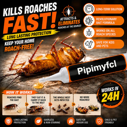 💥2026 Upgraded Formula] Professional Cockroach Gel Bait – Eliminates Entire Nest
