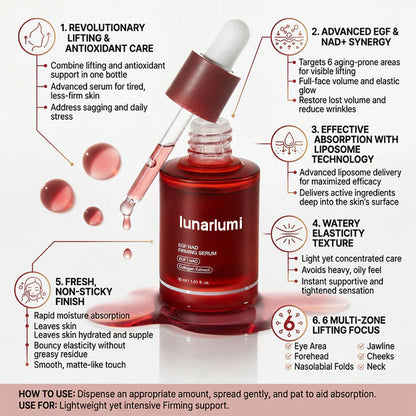 NAD+ EGF Firming Serum | Visibly Smooth Fine Lines & Bring Back Plump Youthful Radiance