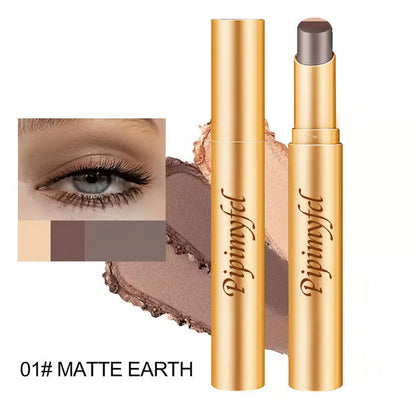 💄 LIMITED-TIME 50% OFF! 💥 3-in-1 Gradient Eyeshadow Stick – One-Swipe, Waterproof, Curved Nib ✨