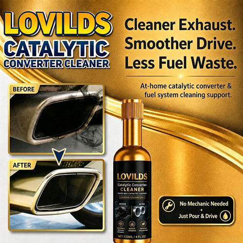 Save Up to 60% on LOVILDS Catalytic Converter Cleaner Cleaner Exhaust. Smoother Drive. Less Fuel Waste