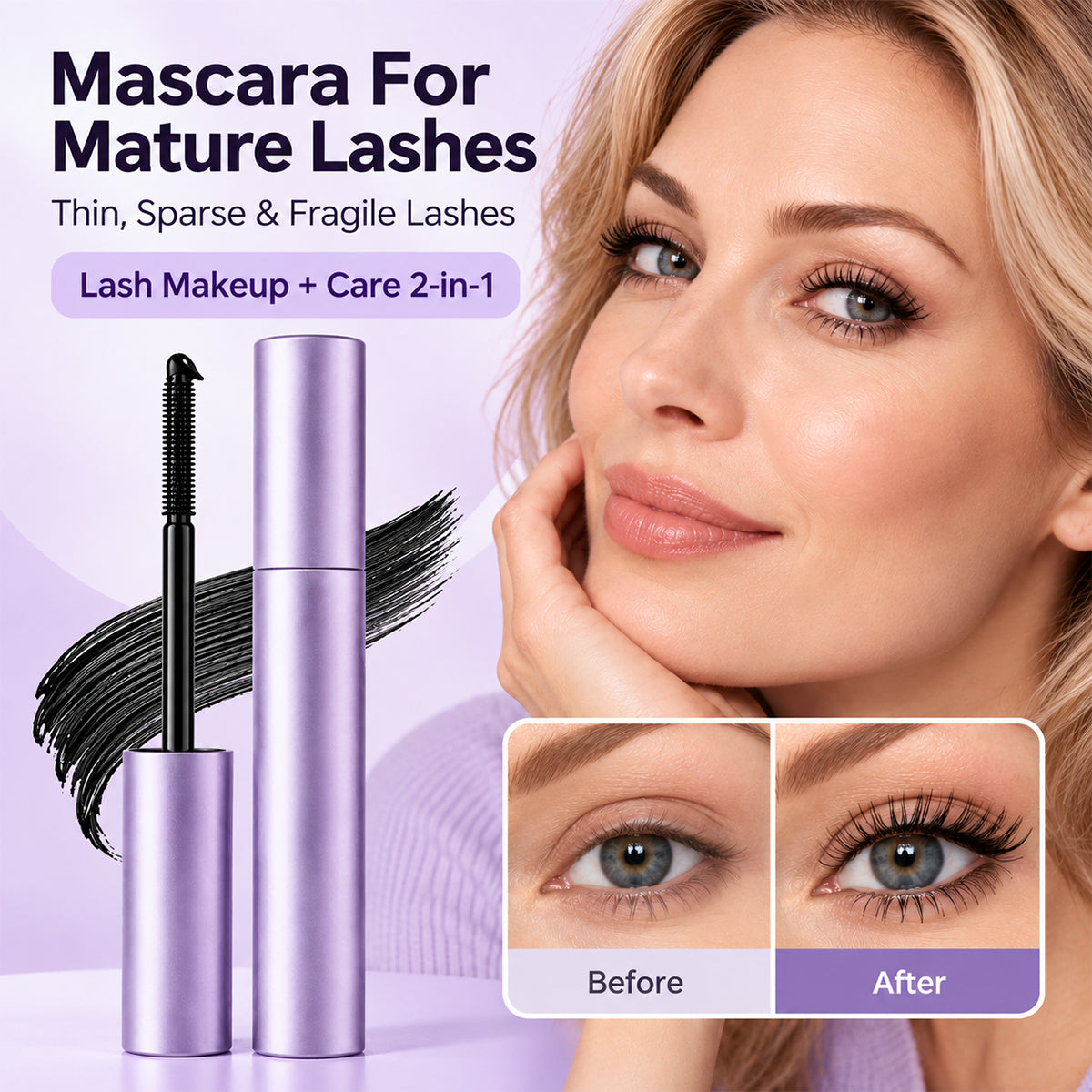 LOVILDS Mascara - For Mature Lashes