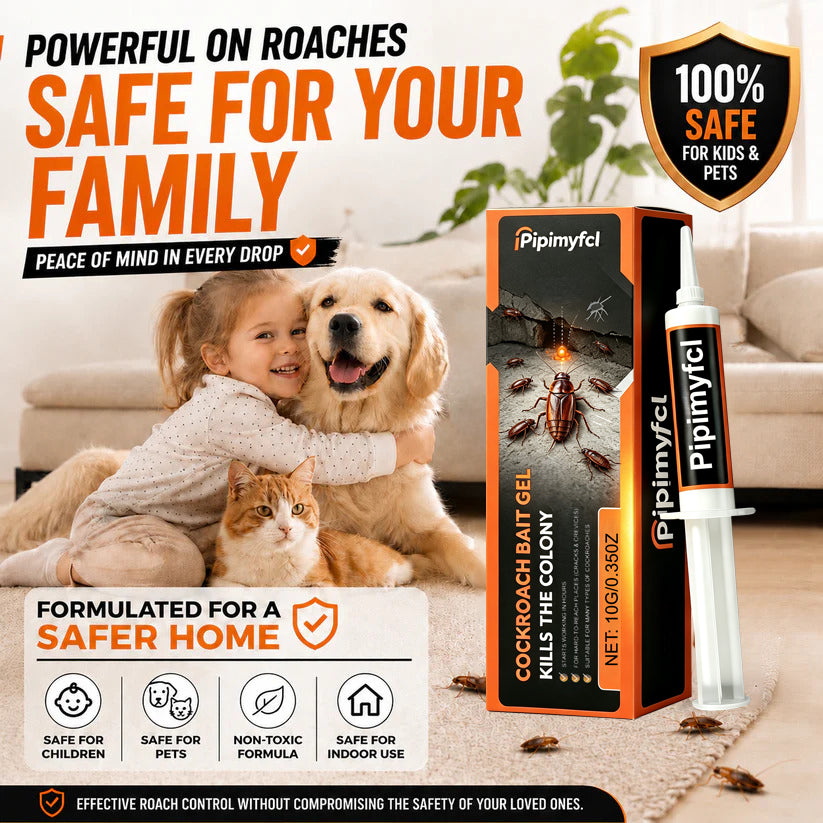 💥2026 Upgraded Formula] Professional Cockroach Gel Bait – Eliminates Entire Nest