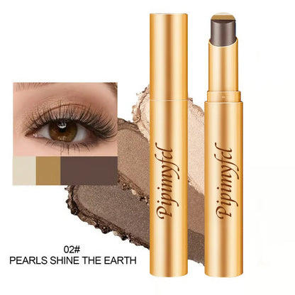 💄 LIMITED-TIME 50% OFF! 💥 3-in-1 Gradient Eyeshadow Stick – One-Swipe, Waterproof, Curved Nib ✨