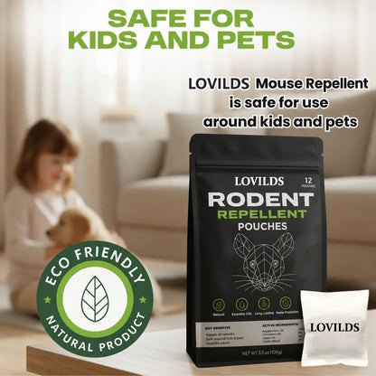 LOVILDS Natural Rodent Repellent Pouches