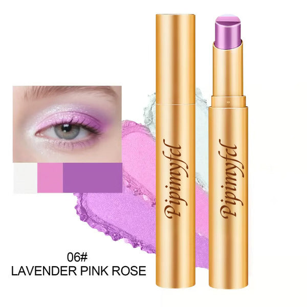 💄 LIMITED-TIME 50% OFF! 💥 3-in-1 Gradient Eyeshadow Stick – One-Swipe, Waterproof, Curved Nib ✨