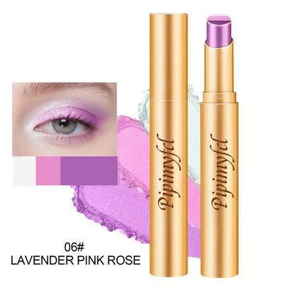💄 LIMITED-TIME 50% OFF! 💥 3-in-1 Gradient Eyeshadow Stick – One-Swipe, Waterproof, Curved Nib ✨