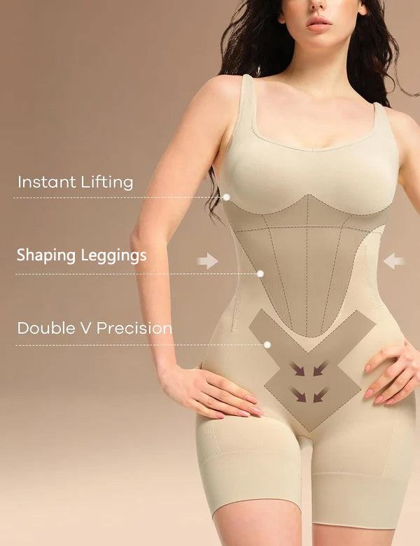 Easy-Off Shaping Leggings Bodysuit