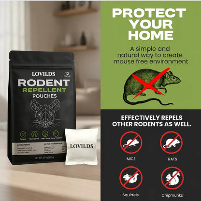 LOVILDS Natural Rodent Repellent Pouches