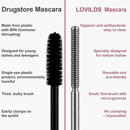 LOVILDS Waterproof Fibre Mascara💧  – Volume & Length without Clumping for Dramatic Moments