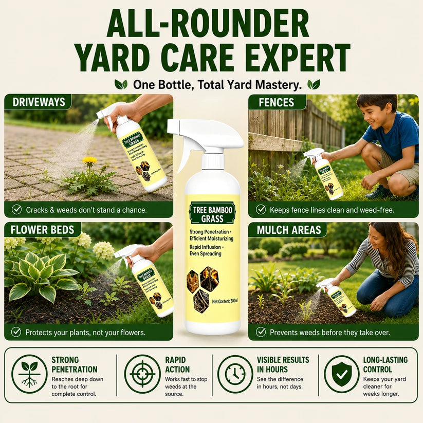 🔥Last Day Promotion 68% OFF2026 Fast-Acting NaturalWeed & Grass Killer Spray
