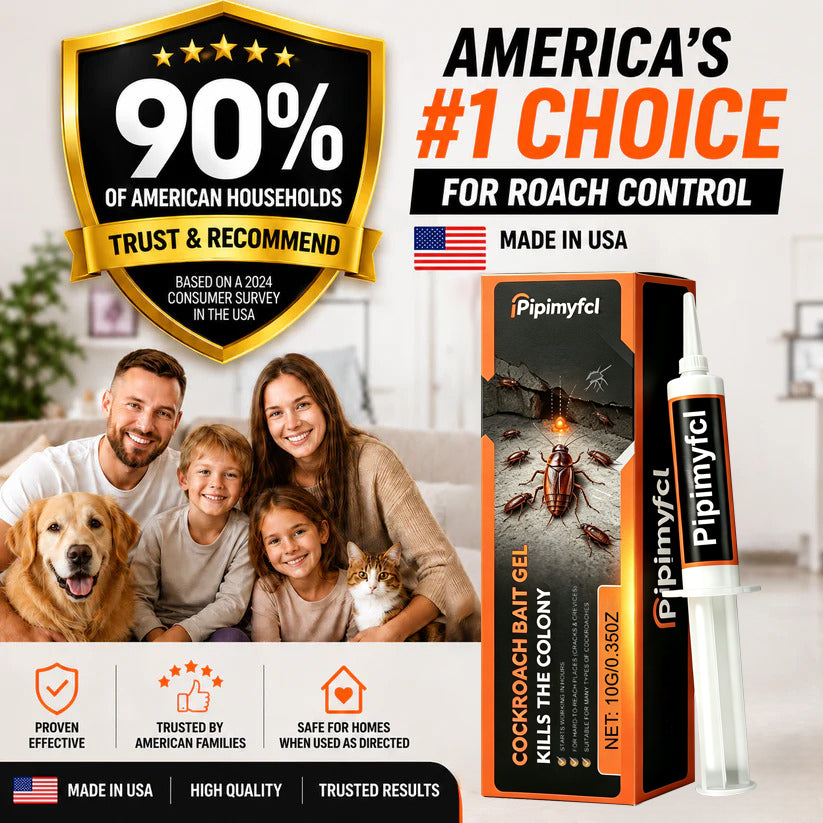 💥2026 Upgraded Formula] Professional Cockroach Gel Bait – Eliminates Entire Nest