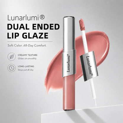Perfect Twin Lip — Dual-Ended Liquid Lipstick with Velvet Matte Color and Glossy Shine