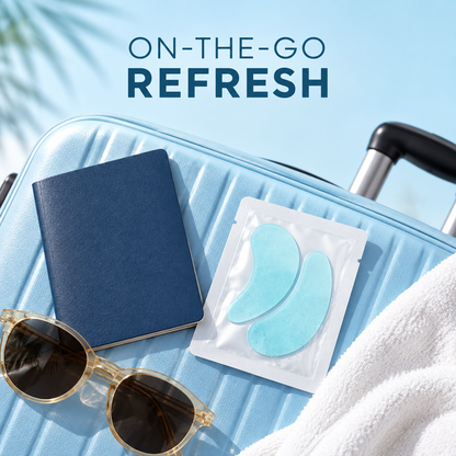 Save Up to 60% on Lutein Cooling Hydrogel Eye Patches. A Refreshing Under-Eye Self-Care Moment.