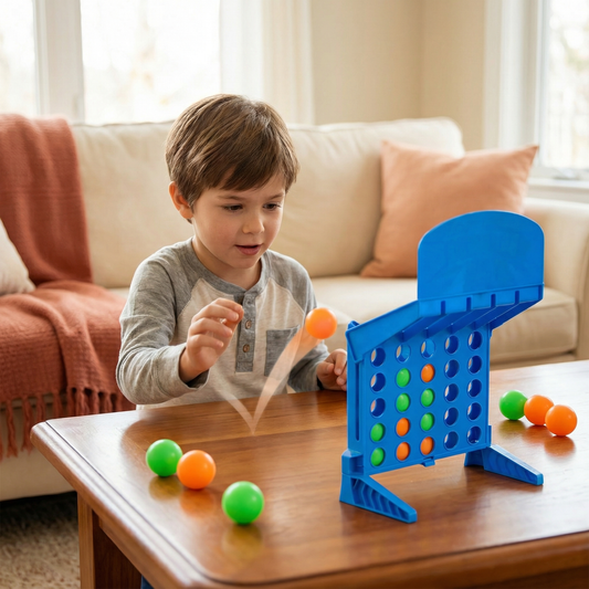 Four in a Row Target Shooting Game