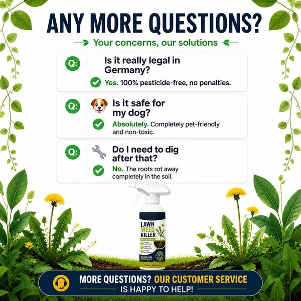 Easy and stress-free weeding in the garden] Herbicide for domestic use