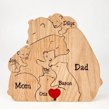 Handcrafted Personalised Bear Family