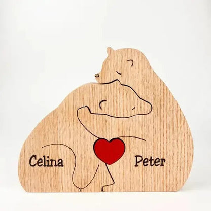 Handcrafted Personalised Bear Family