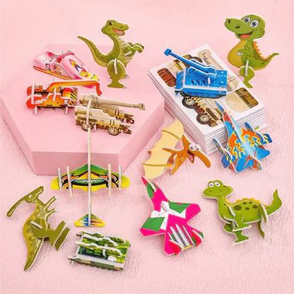 🎨🧩DIYSTAR 3D Cartoon Jigsaw Set for Kids!