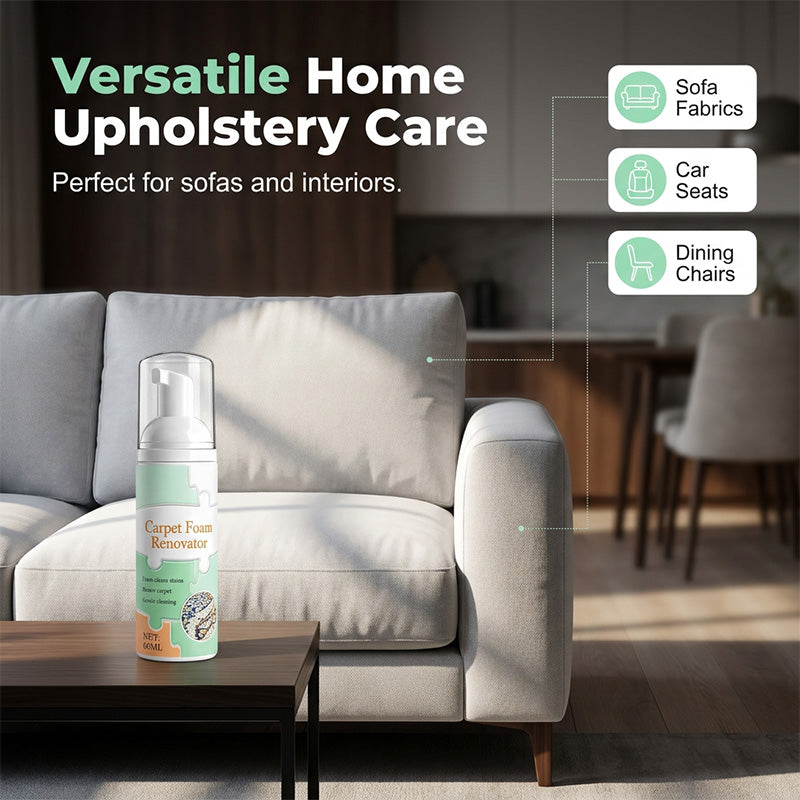 🔥Limited Time Promotion 50% OFF🔥Waterless Carpet Foam Stain Treater with Towel
