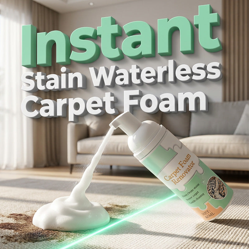 🔥Limited Time Promotion 50% OFF🔥Waterless Carpet Foam Stain Treater with Towel